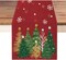 Christmas Table Runner 13x72 Inch, Red Snowflakes Pine Tree Table Decors for Seasonal Winter Xmas Holiday Home Kitchen Dining Party